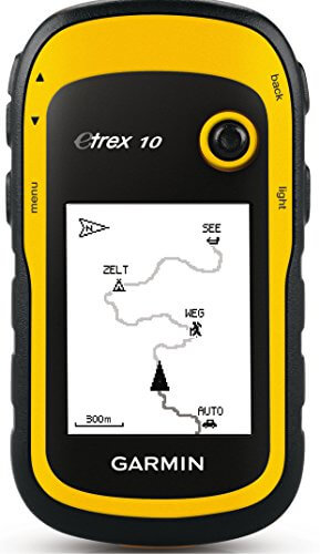 Garmin eTrex 10 GPS Handgerät - 2,2" Touchdisplay, Batterielaufzeit bis 25 Std., großer interner Speicher -