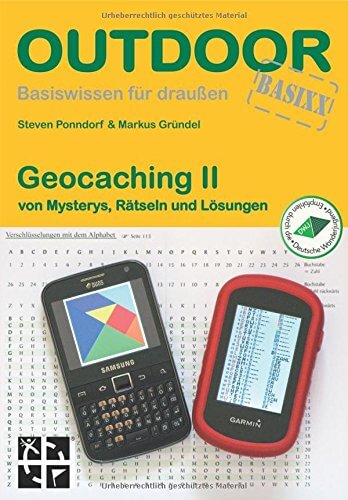 Geocaching II von Mysterys, Rätseln und Lösungen (Basiswissen für draußen) -