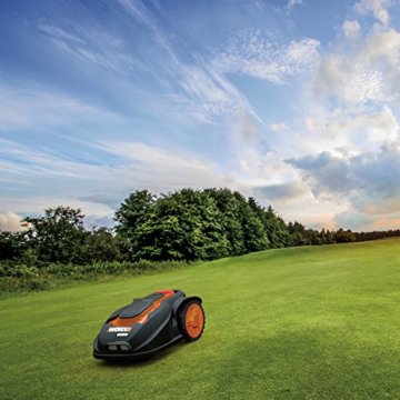 Worx Landroid M1000i Mähroboter – Automatischer Rasenmäher für bis zu 1000 qm mit WLAN-Verknüpfung (App-Steuerung) und verstellbarer Schnitthöhe – 55 x 38,5 x 26 cm (L x B x H) - 6