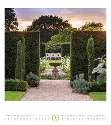 Paradiesische Gärten 2020, Wandkalender im Hochformat (48x54 cm) - Gartenkalender mit Monatskalendarium - 6