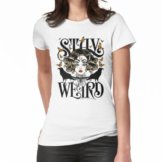 Rose und die Ravens {Bleib Weird} Color Version Frauen T-Shirt