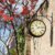 Wetterfeste Retro-Garten-Uhr für draußen im Design Paddington-Station, Wanduhr, doppelseitig mit Außenhalterung 20 cm - 2